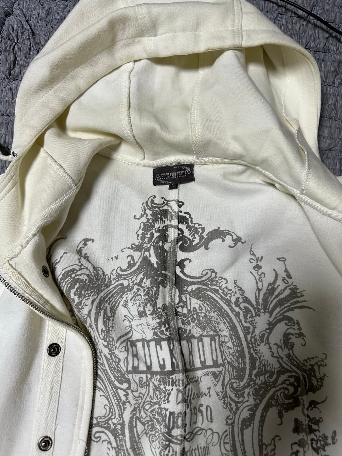 버커루 아이보리 자켓 상품이미지5