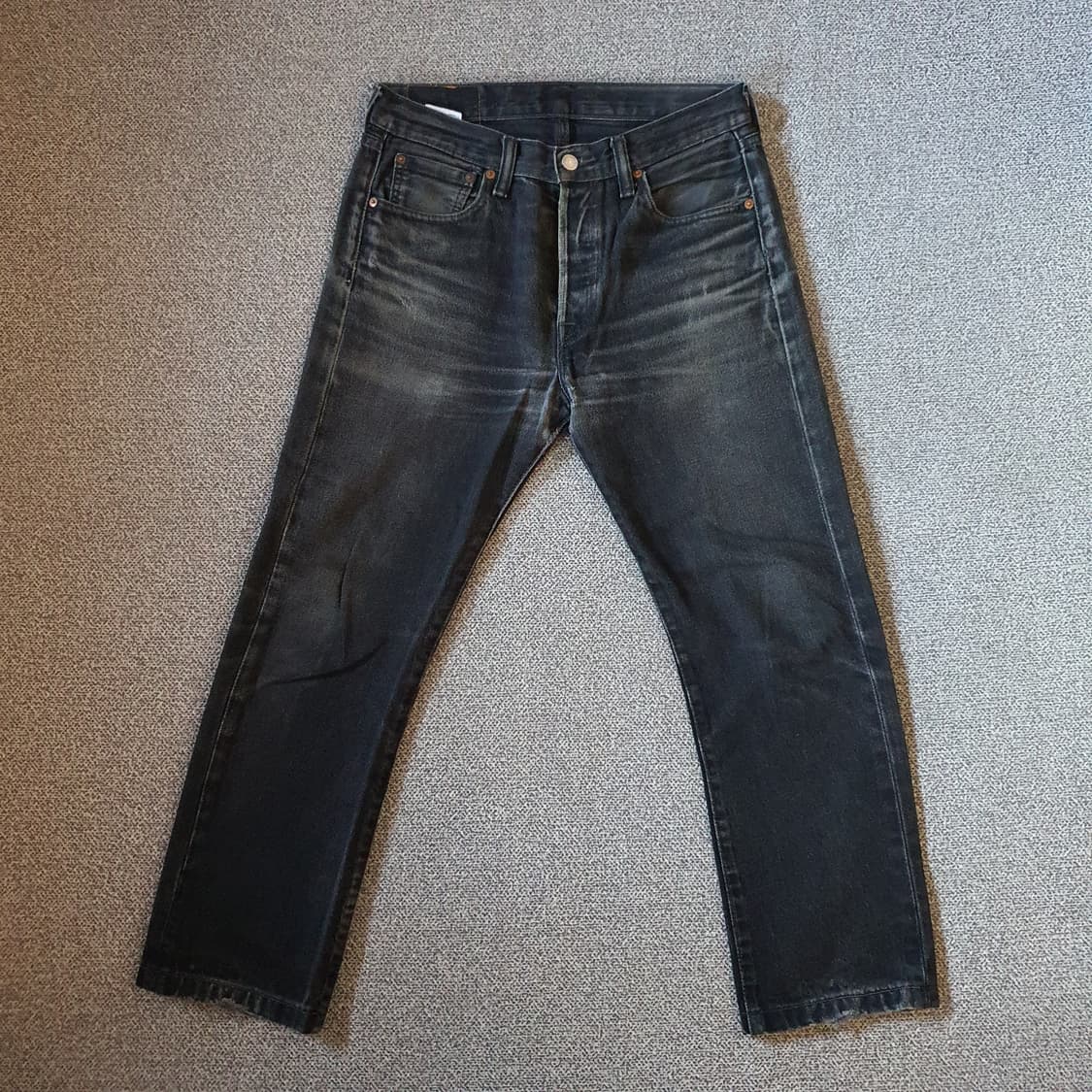 유럽 리바이스501 블랙 데님 팬츠 no.17 상품이미지1