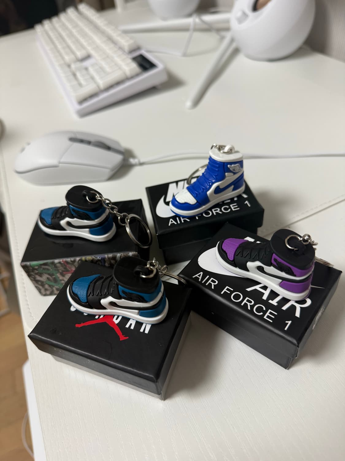 나이키 신발 키링 4종 일괄 상품이미지1