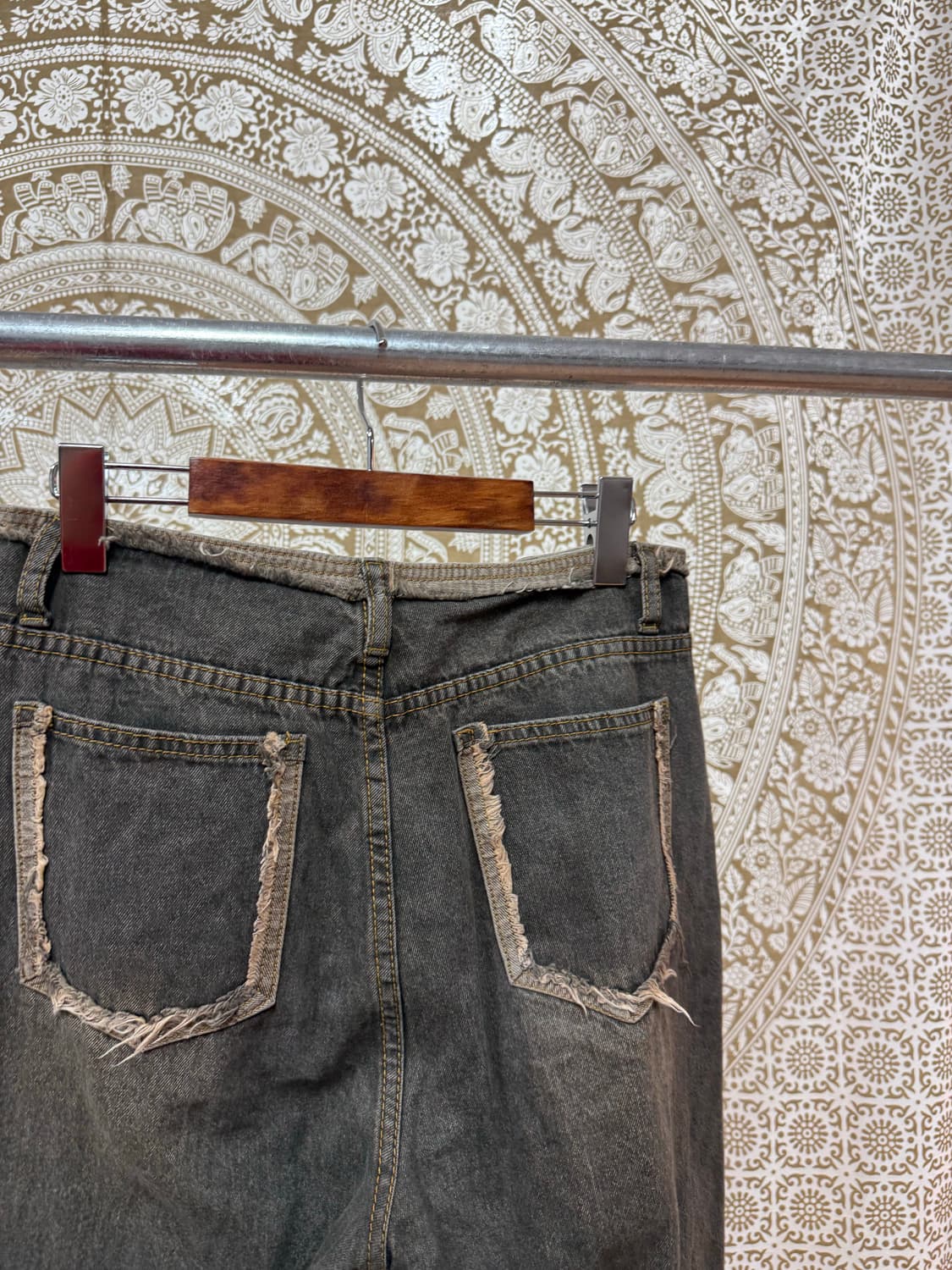 빈티지 디테일 데님팬츠  상품이미지5