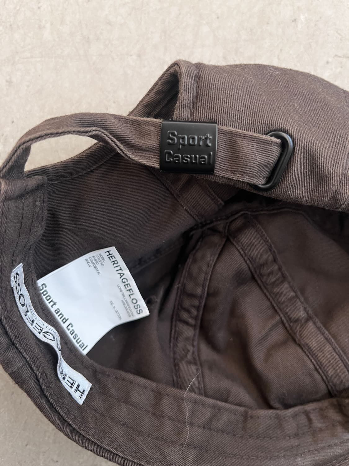 헤리티지플로스 6 panel cap 상품이미지3