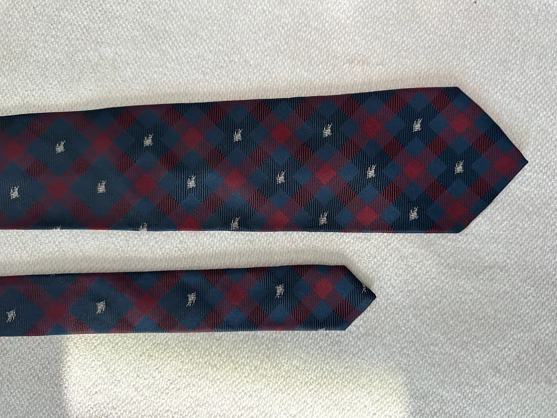 버버리 체크 넥타이 상품이미지2