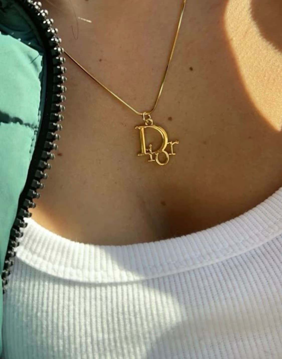 디올 스네이크 체인 오블리크 목걸이 상품이미지1