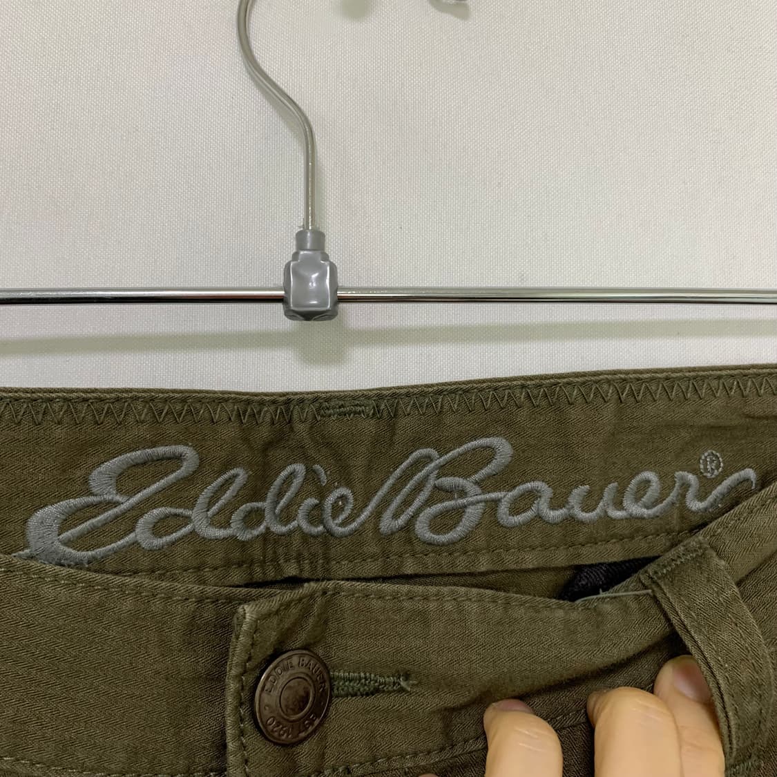 에디바우어 카고팬츠 카키 y2k 00s 2010 남성 바지 34-35인치 상품이미지3