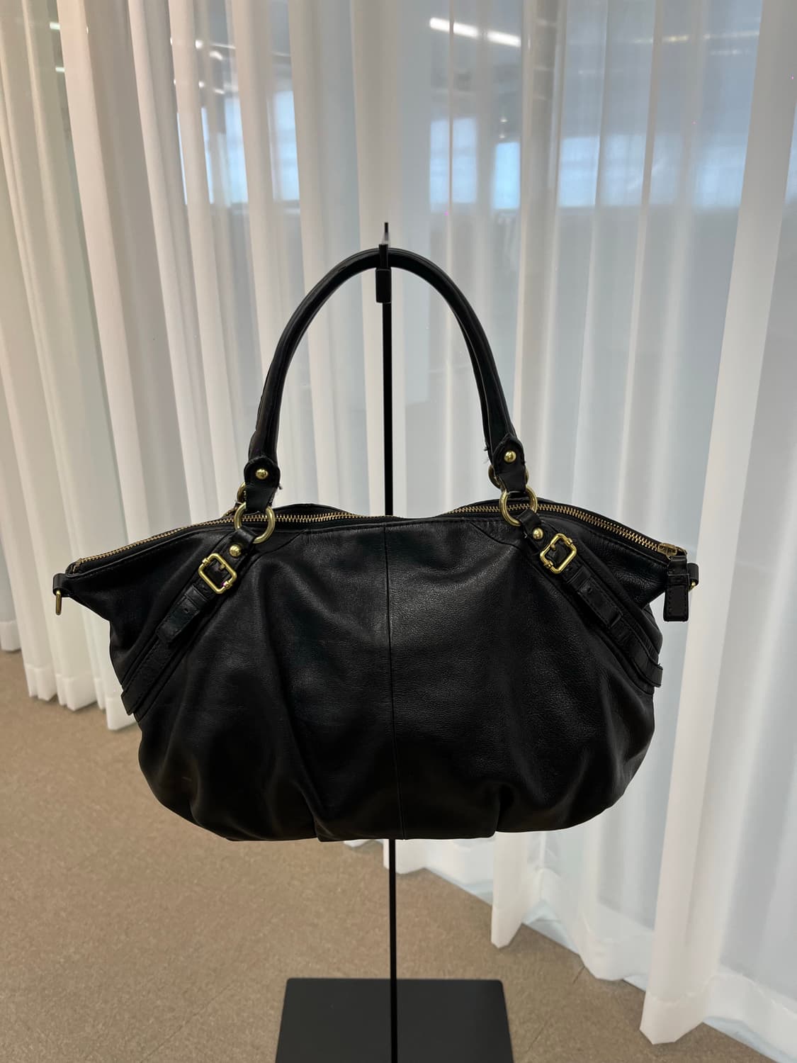 Coach Black Big Shoulder Bag 상품이미지7