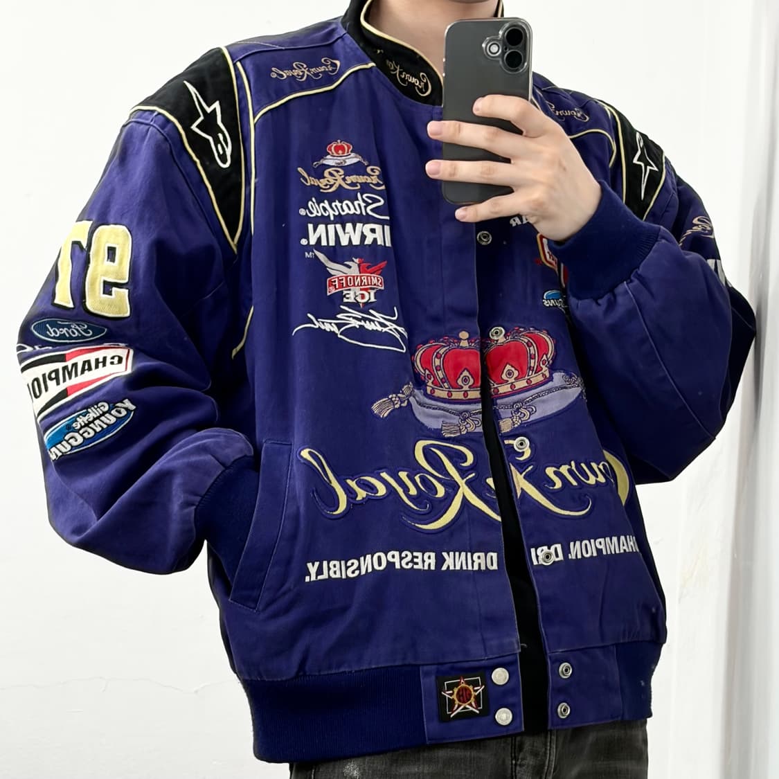 제프해밀턴 나스카 Crown Royal 레이싱 자켓 상품이미지4