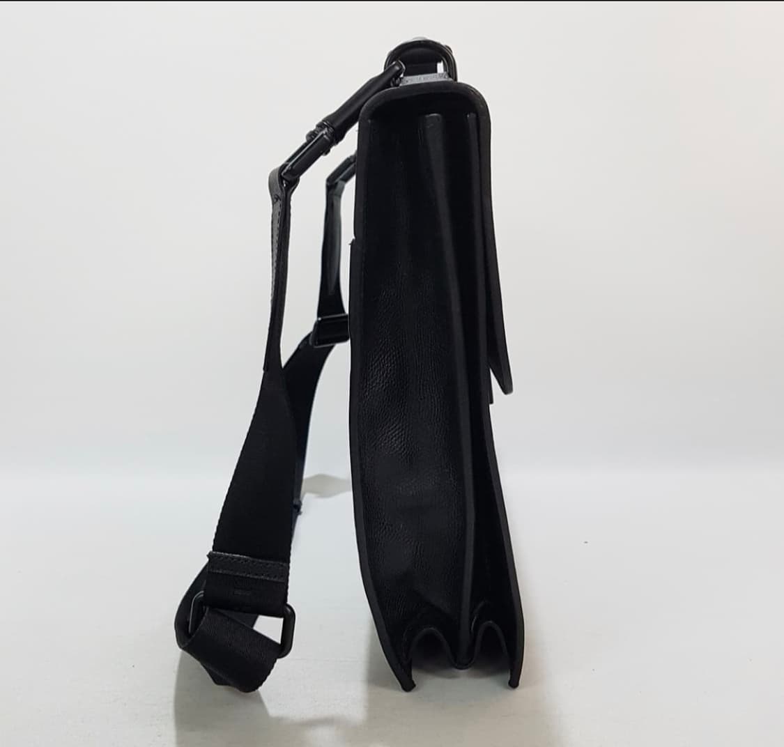 버버리 레더 블랙 브리프케이스 상품이미지3