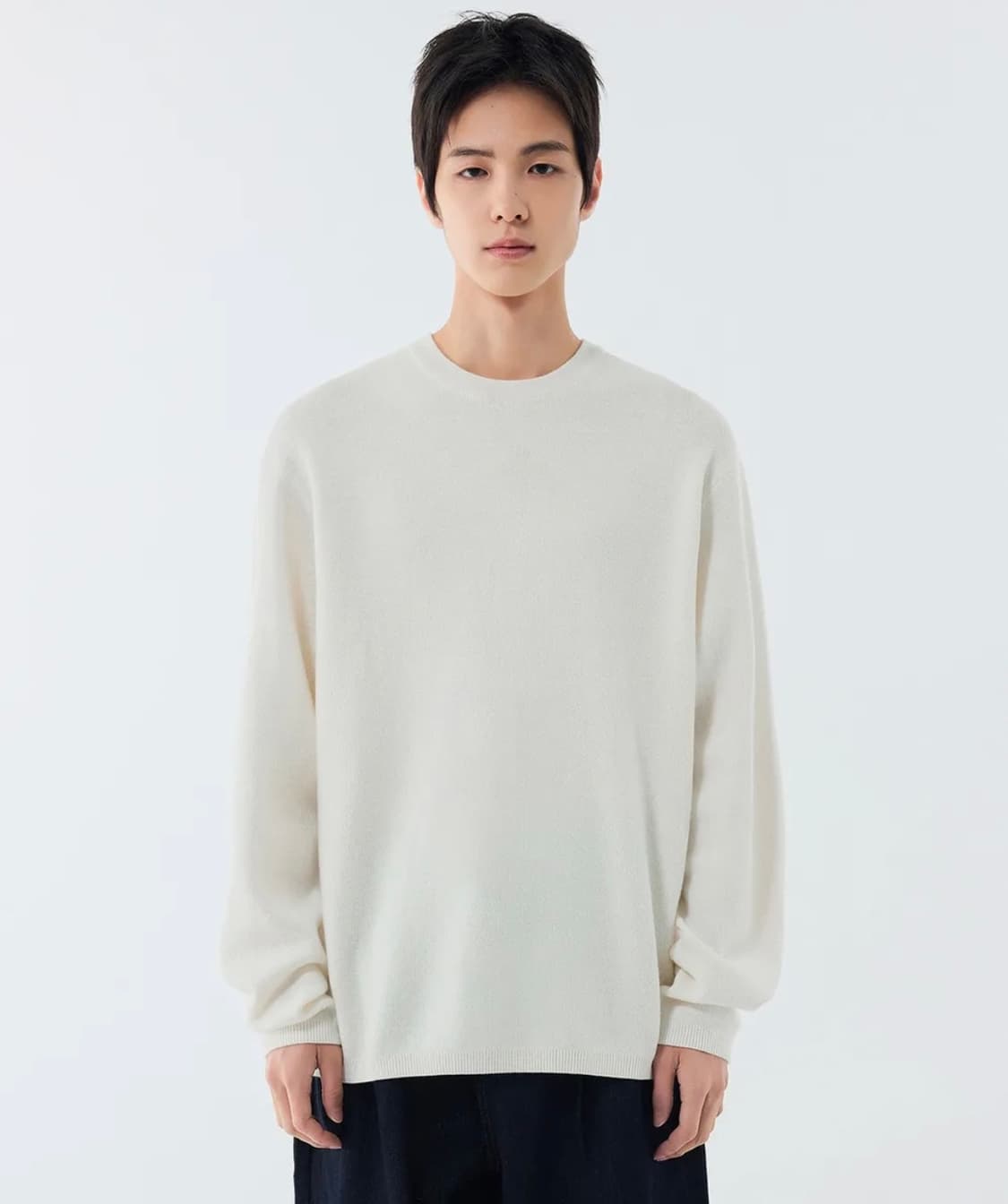 무신사 스탠다드 미니멀 크루 넥 니트 M 상품이미지1