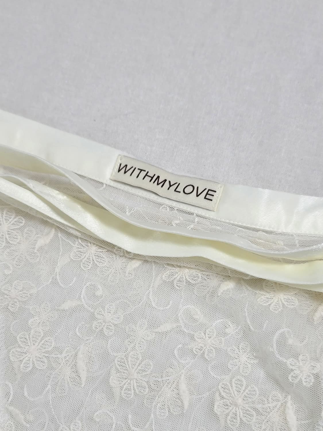 WITHMYLOVE 레이스 랩스커트 상품이미지7