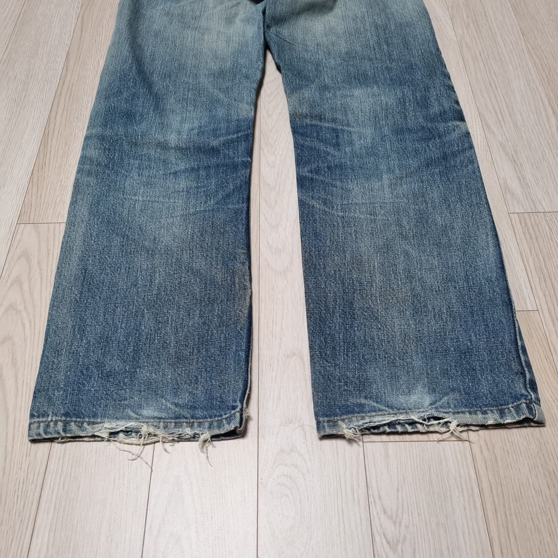 리바이스 재팬 509-0217 빈티지 워싱 데님 블루 청바지 상품이미지5