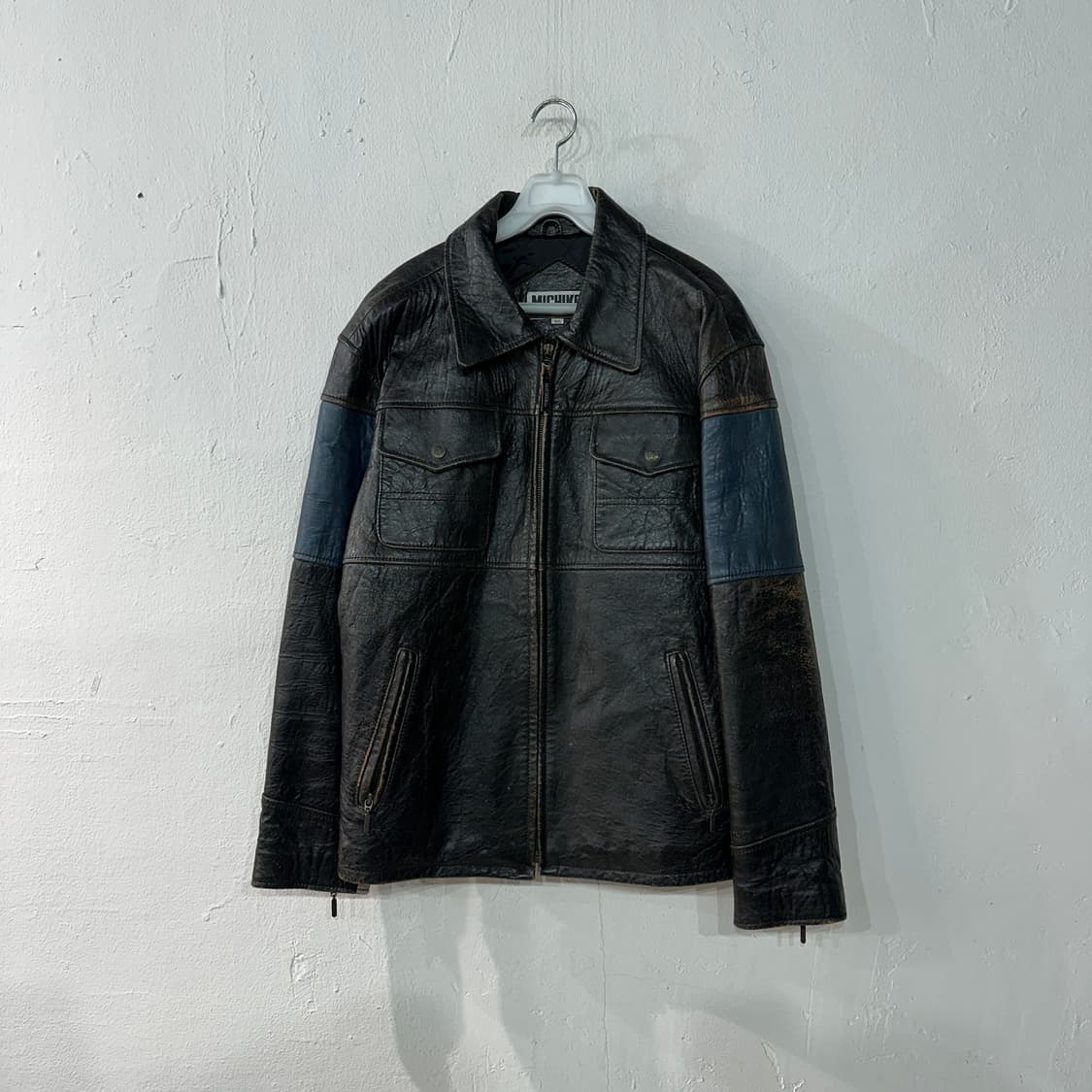 미치코코시노 양가죽 레더 자켓 L 상품이미지3