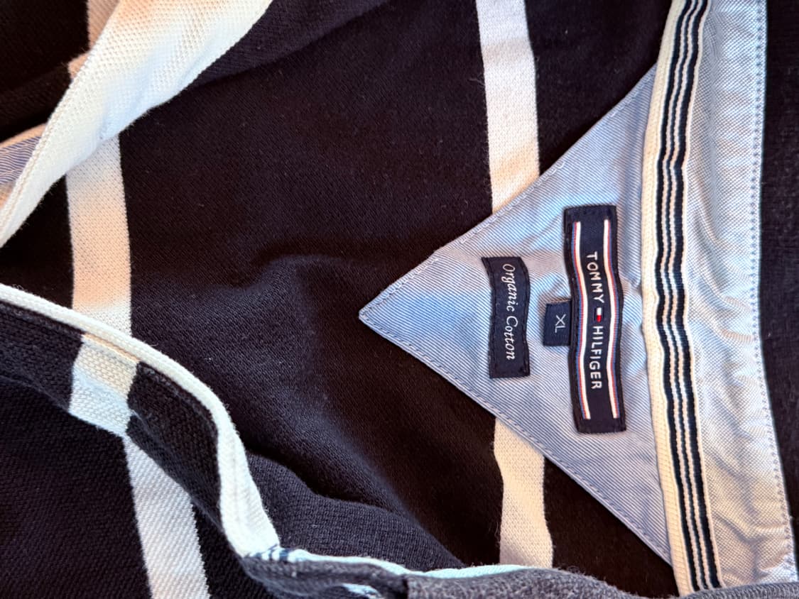 타미힐피거 스트라이프 카라티 XL 상품이미지2