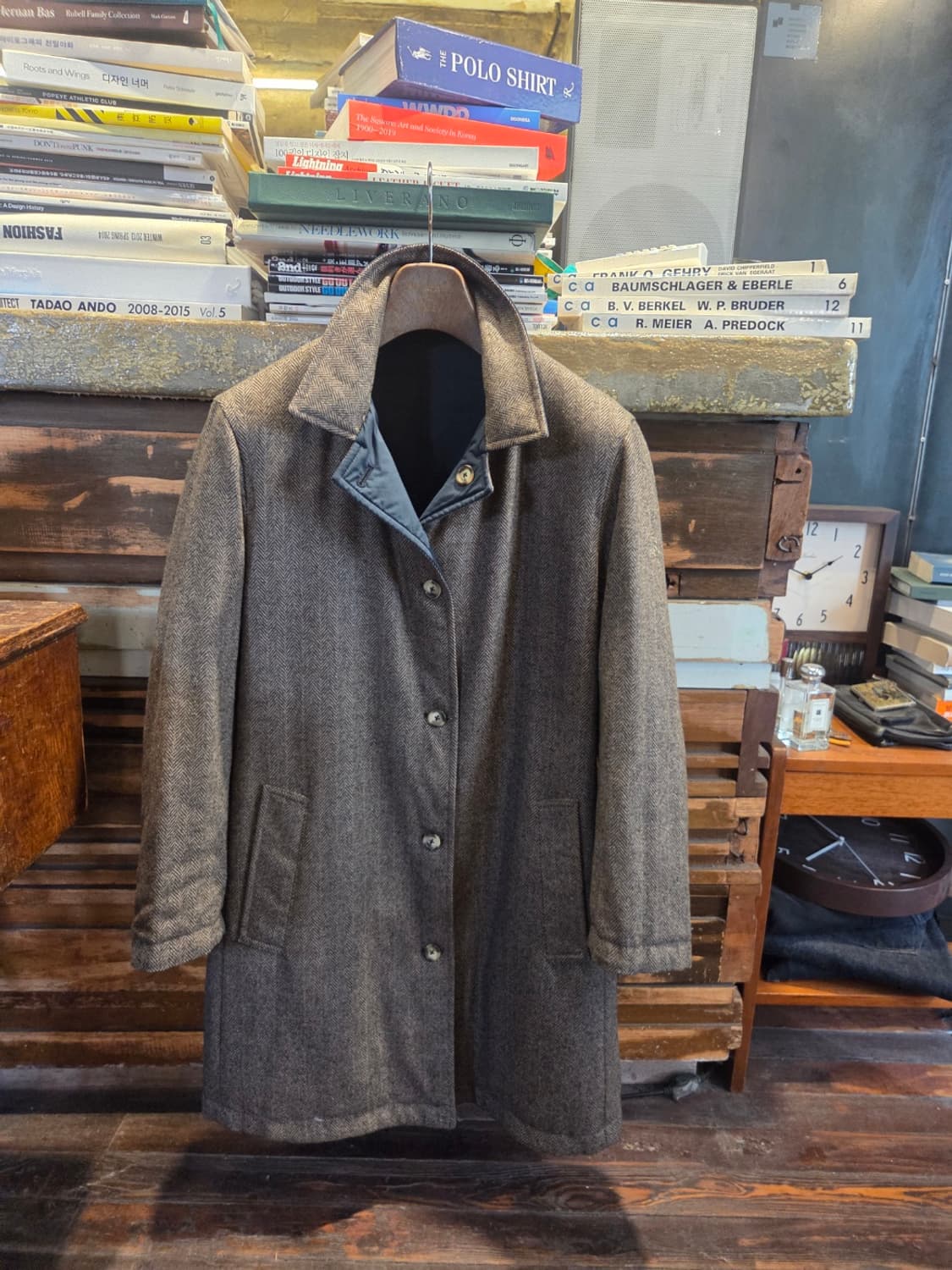 이탈리아 브랜드 브루이어 리버시블 코트 상품이미지10