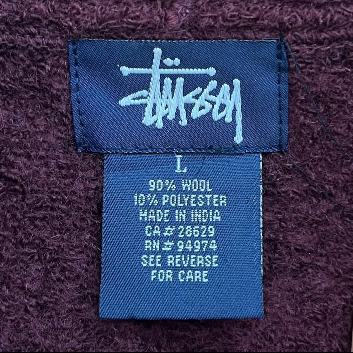 L)스투시 후드니트집업 상품이미지3