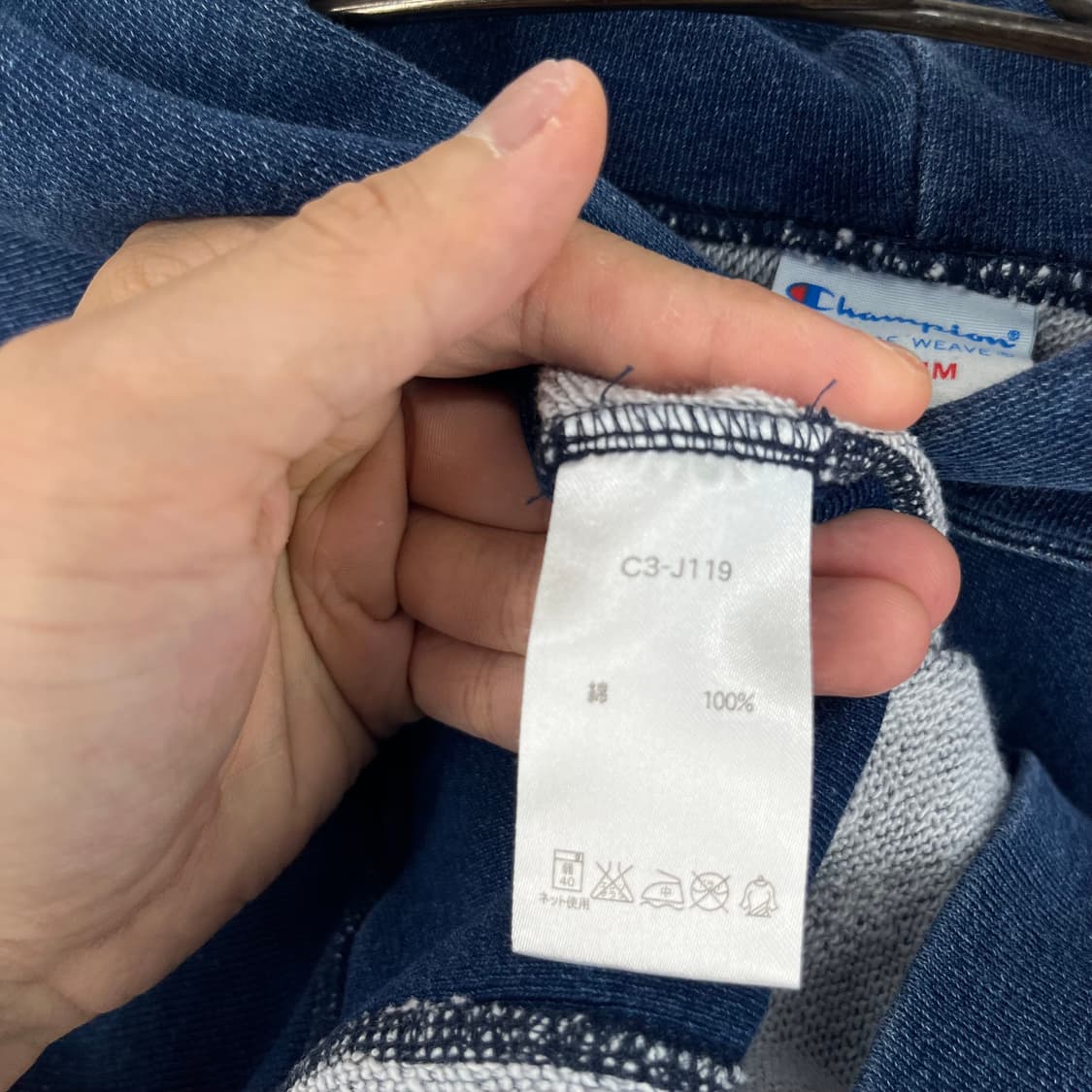 챔피온 리버스위브 로고 후드티 상품이미지7