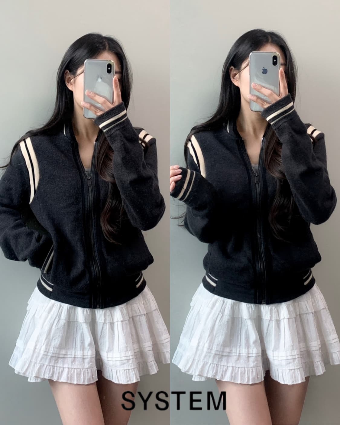 시스템 울 양피 자켓 상품이미지1