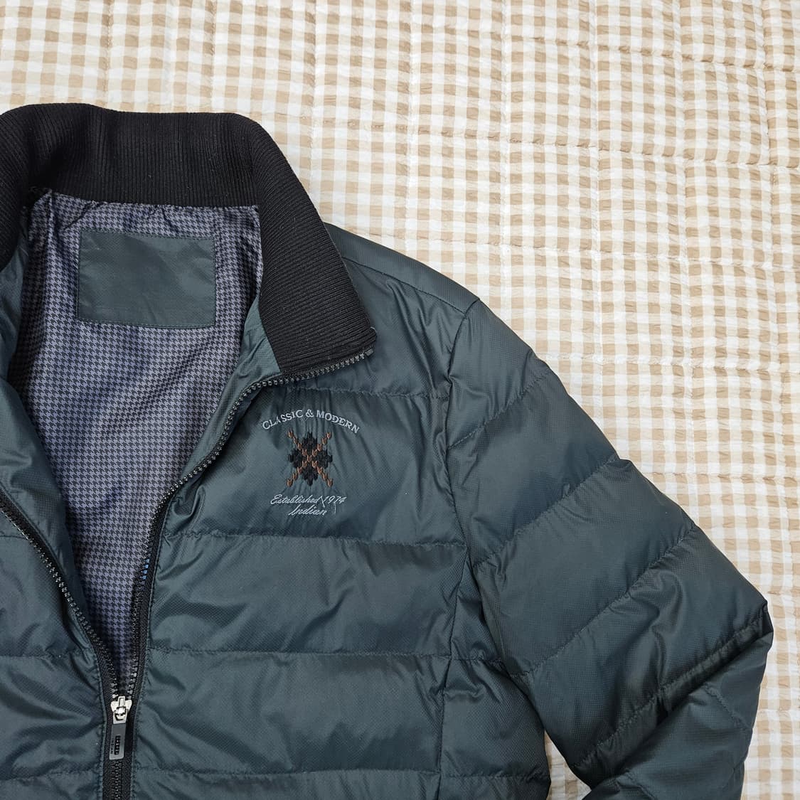 인디안 오리털 경량패딩 자켓 남자100 상품이미지2