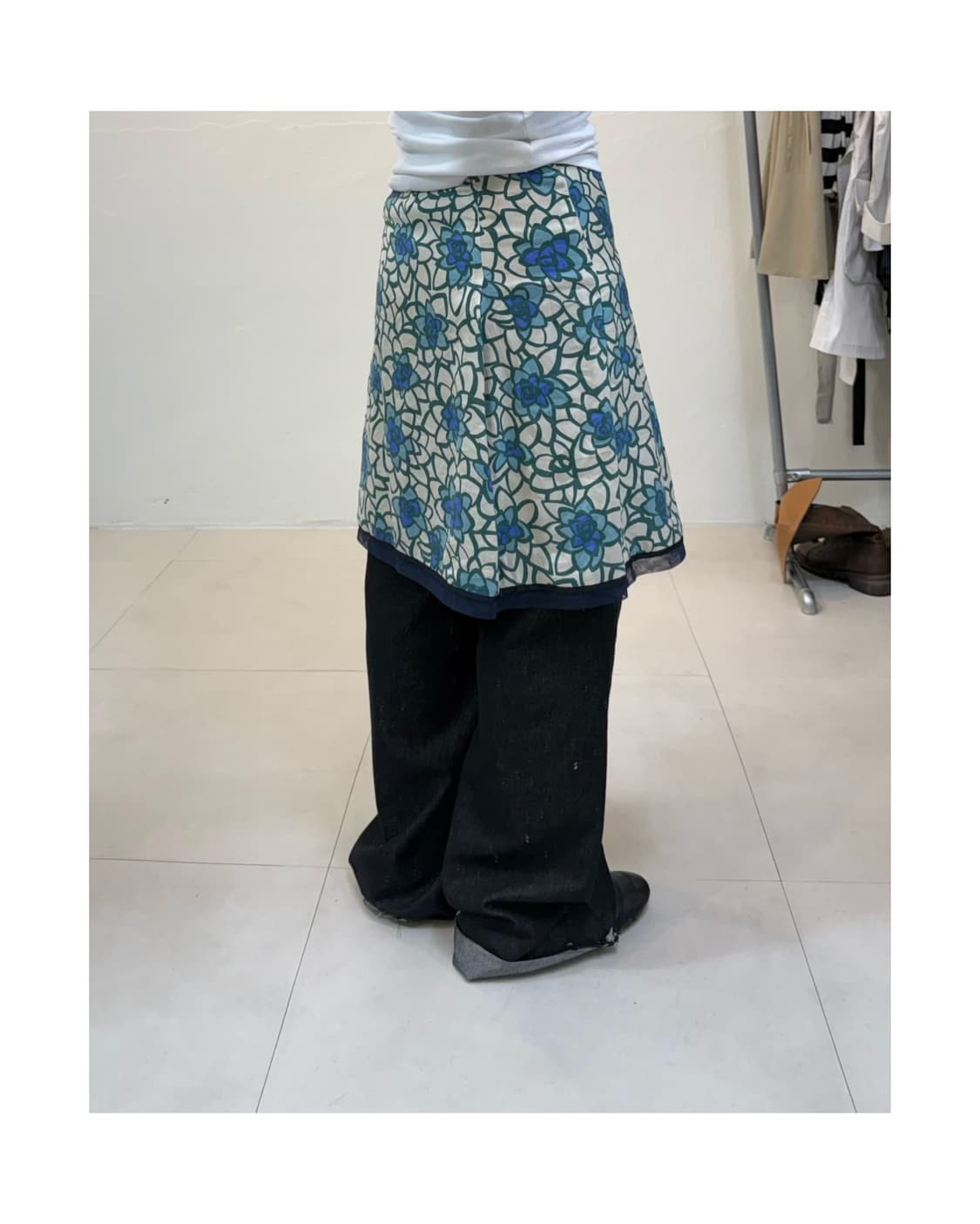 빈티지 미디 스커트 상품이미지2