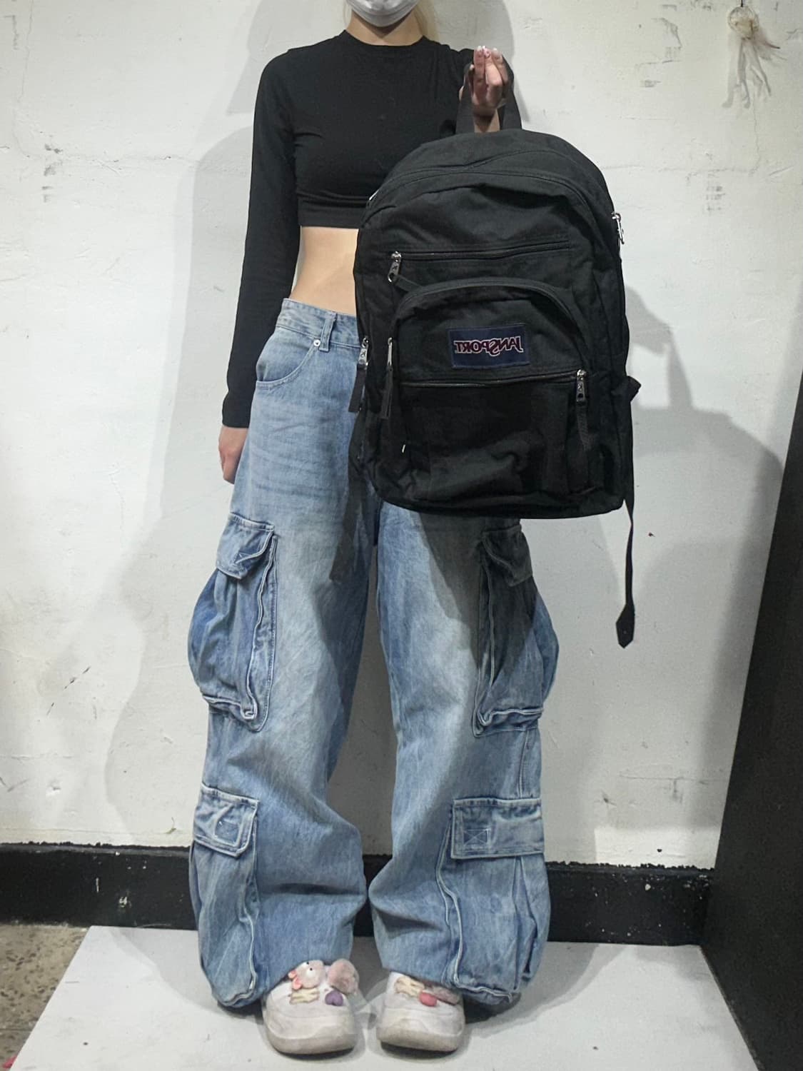 잔스포츠 블랙 백팩 가방  상품이미지2