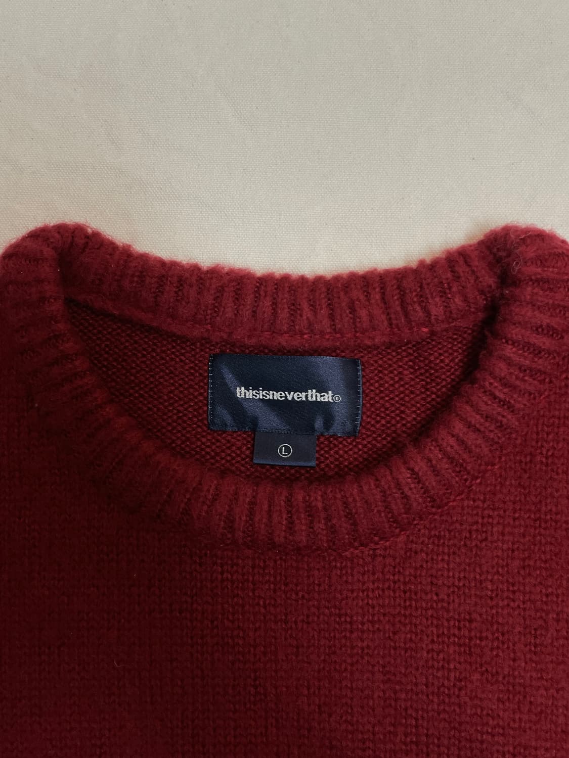 디스이즈네버댓 니트  상품이미지4