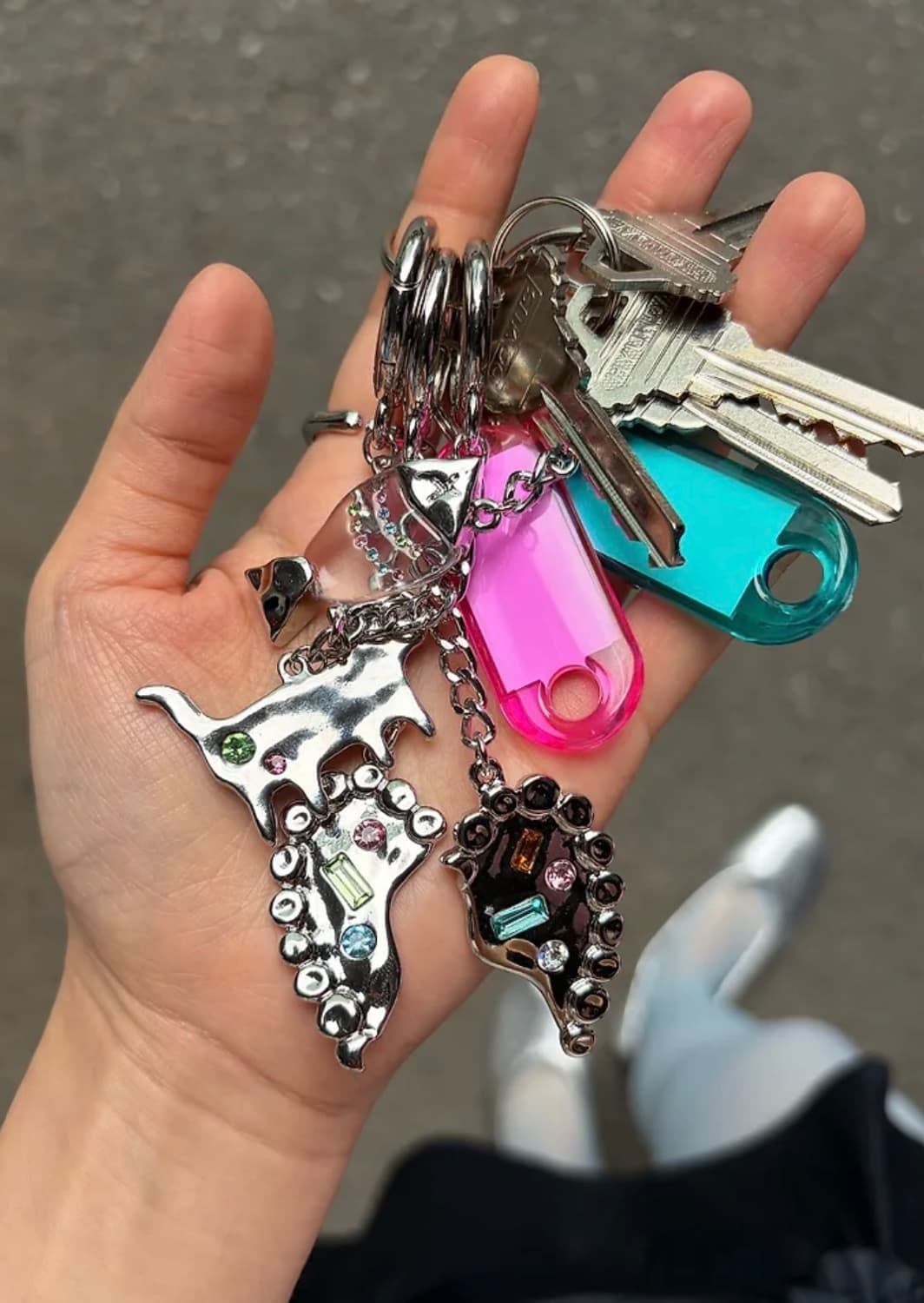 [선물추천] 하트 실버 키링 Heart Keyring (Silver) 상품이미지3