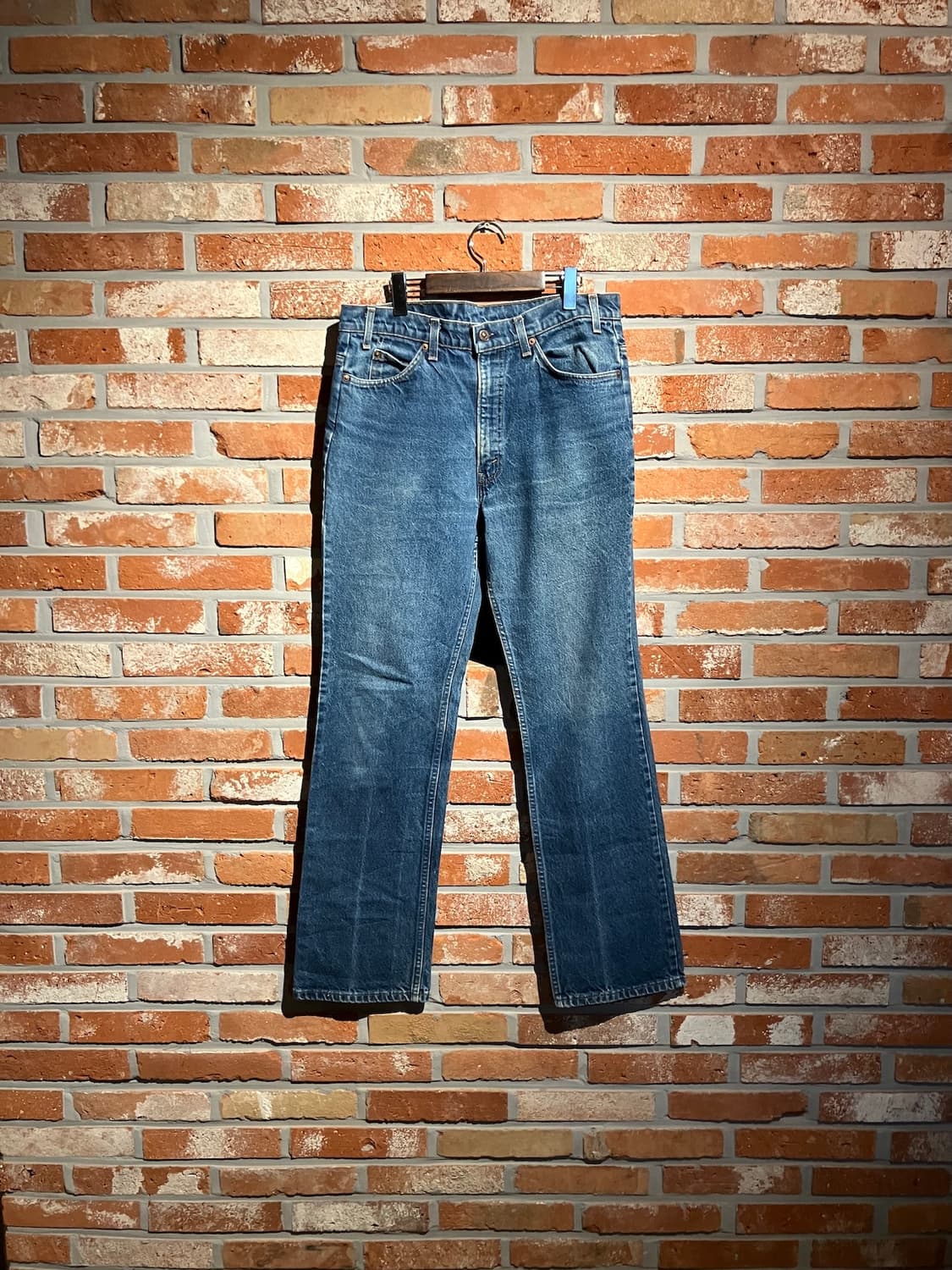 80s USA 빈티지 리바이스 517 오렌지탭 부츠컷 데님 팬츠 상품이미지1