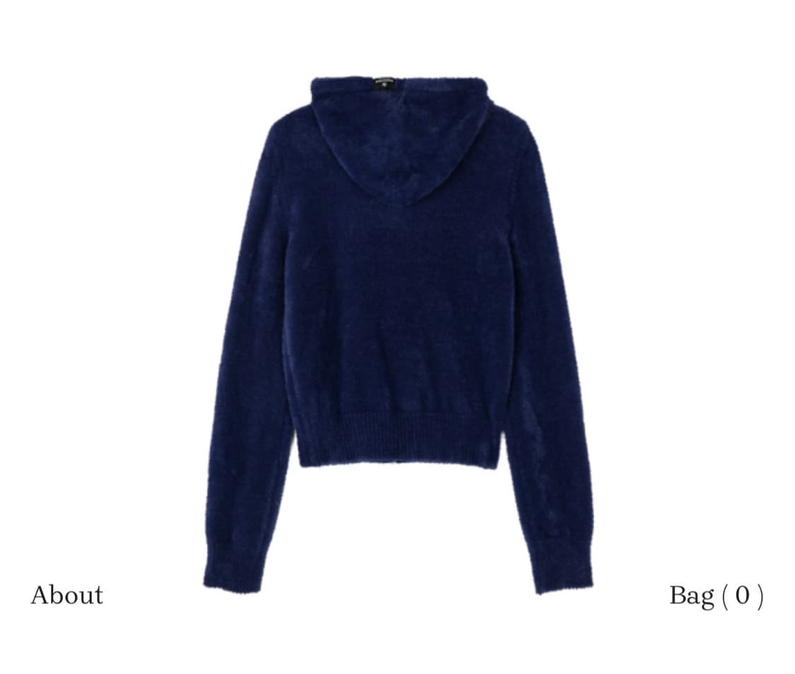 더미스테리어스호텔 퍼 니트 집업 상품이미지6