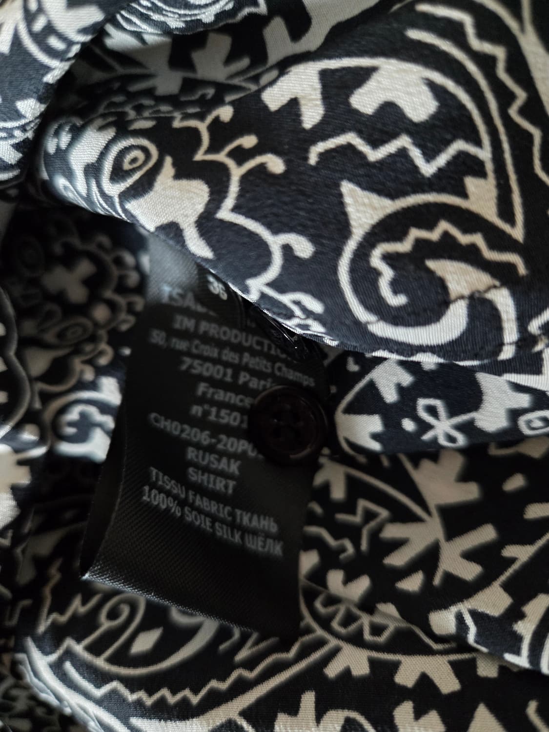 새상품 이자벨마랑 rusak 실크 블라우스 36 상품이미지5