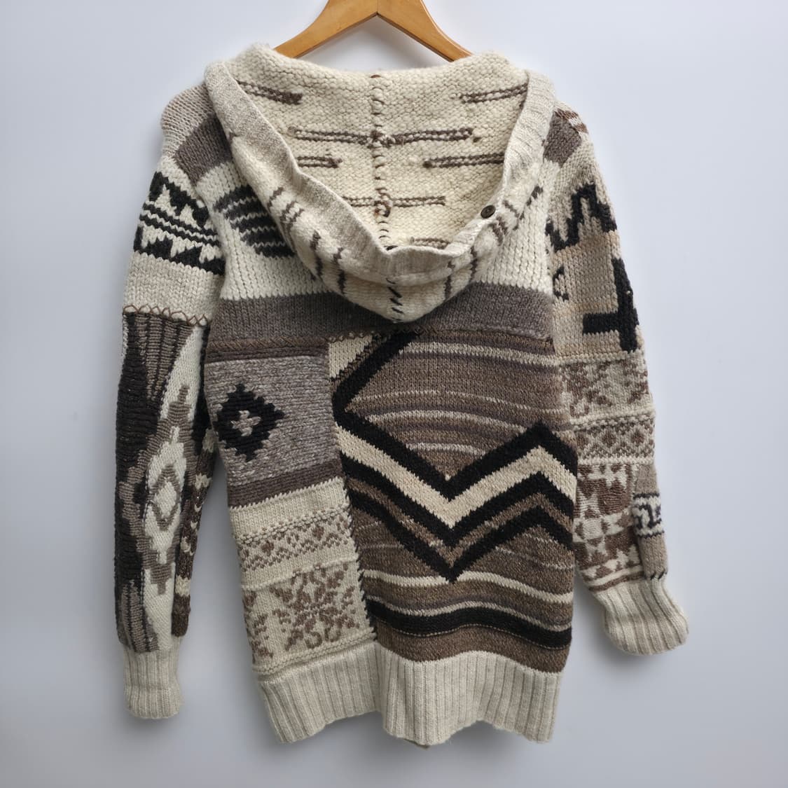 [L] 폴로 랄프로렌 노르딕 핸드 니트 후드 가디건 상품이미지4