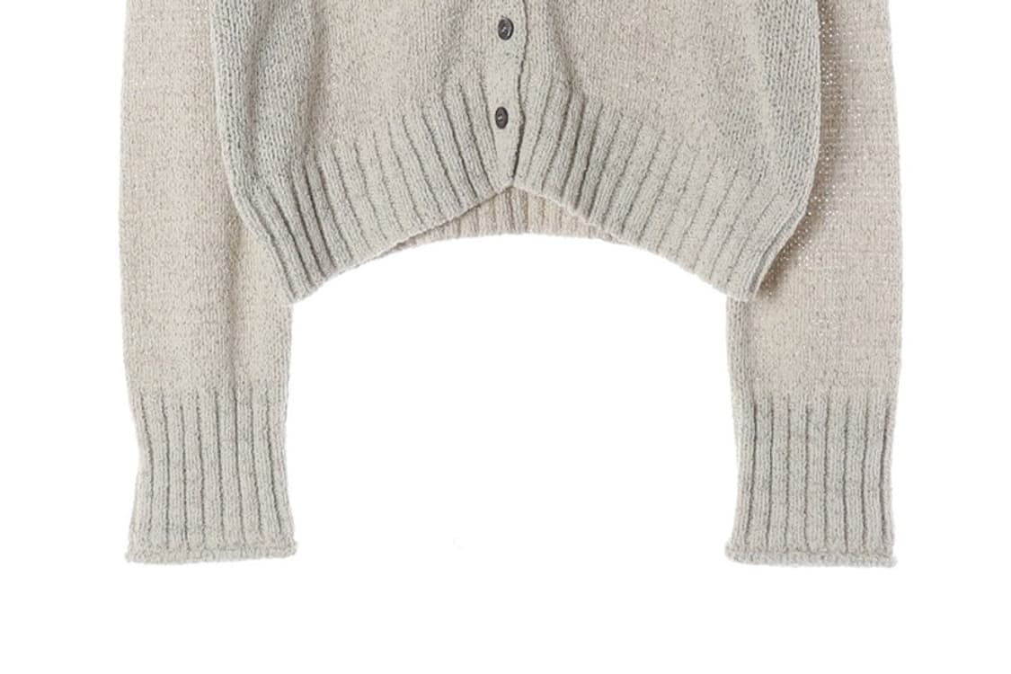 에잇세컨즈 루즈핏 베이지 가디건 L 상품이미지5