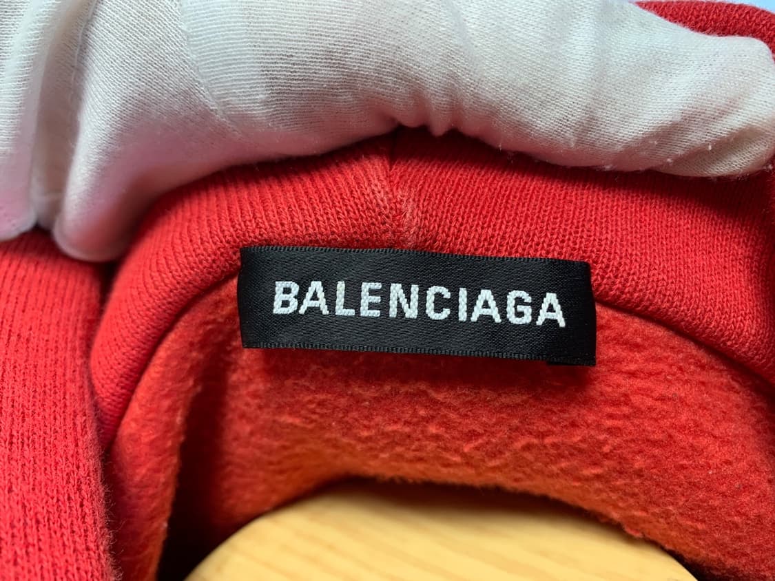 발렌시아가 월계수 후드 레드 S 상품이미지8