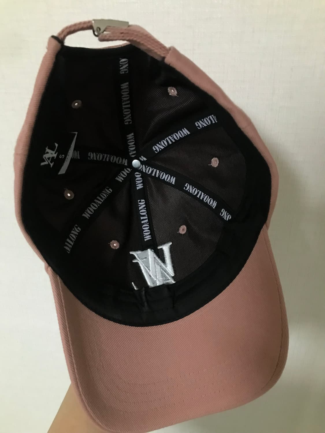 우알롱 시그니처 로고 볼캡 상품이미지3