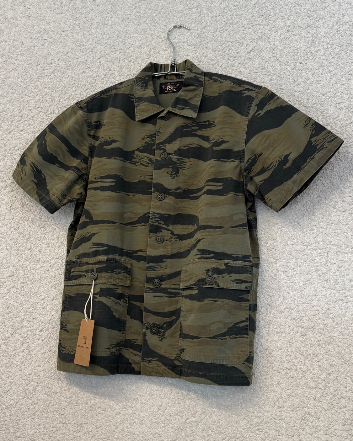 RRL 타이거카모 반팔 셔츠 상품이미지1