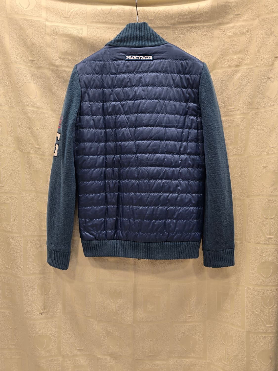 파리게이츠 블루 퀼팅 니트 가디건 겸 자켓 44 상품이미지7