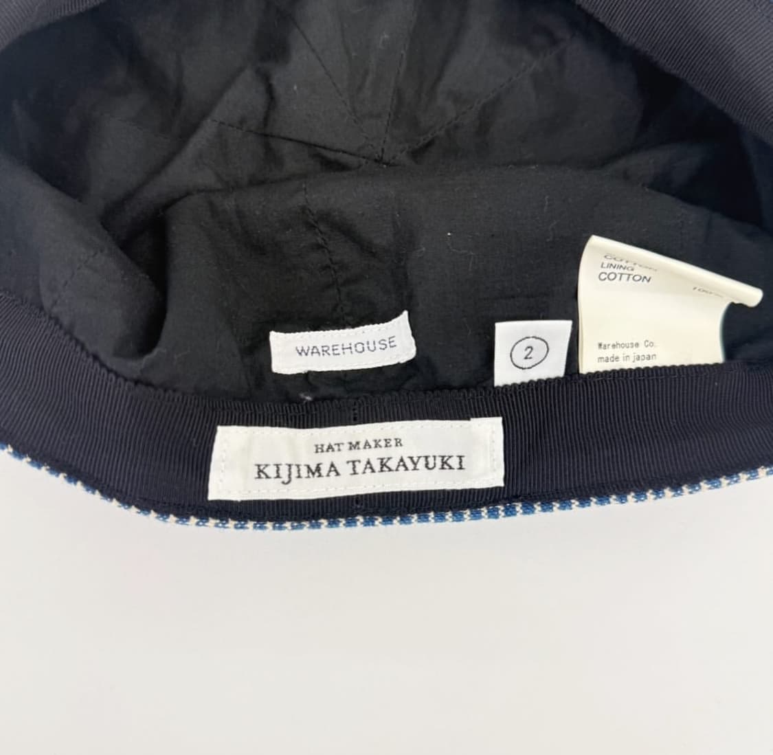 키지마 타카유키 x 웨어하우스 체크 캐스킷 햇 상품이미지4
