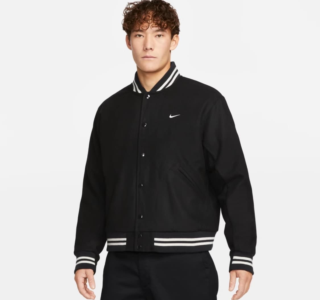 나이키 블랙 바시티 자켓 상품이미지9