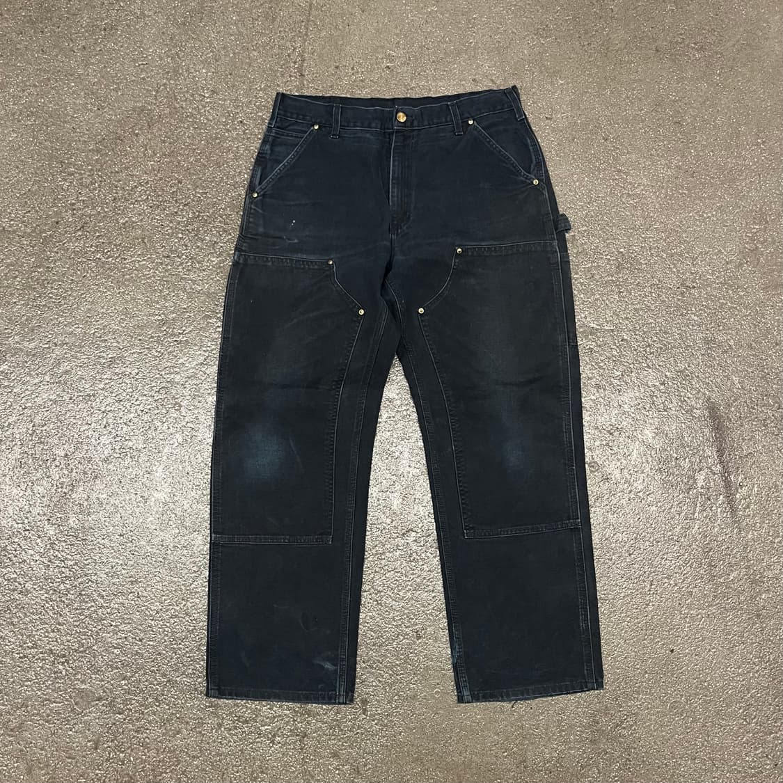 Carhartt 블랙 더블니 팬츠 (32-33“) 상품이미지1