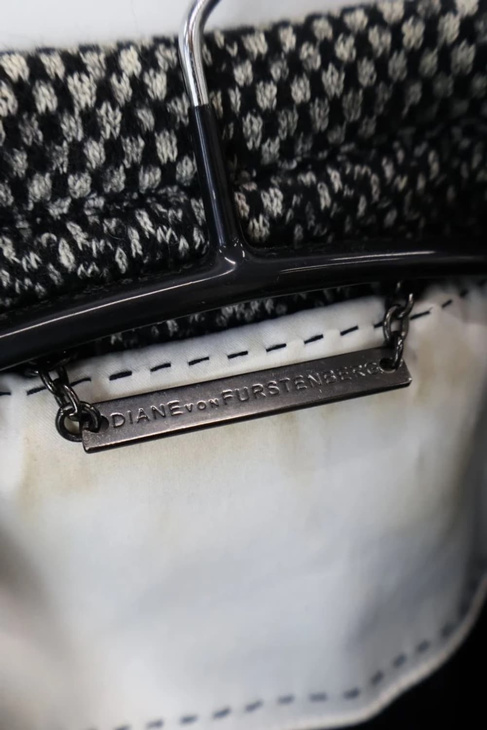 Diane von Furstenberg Herringbone Coat 상품이미지4