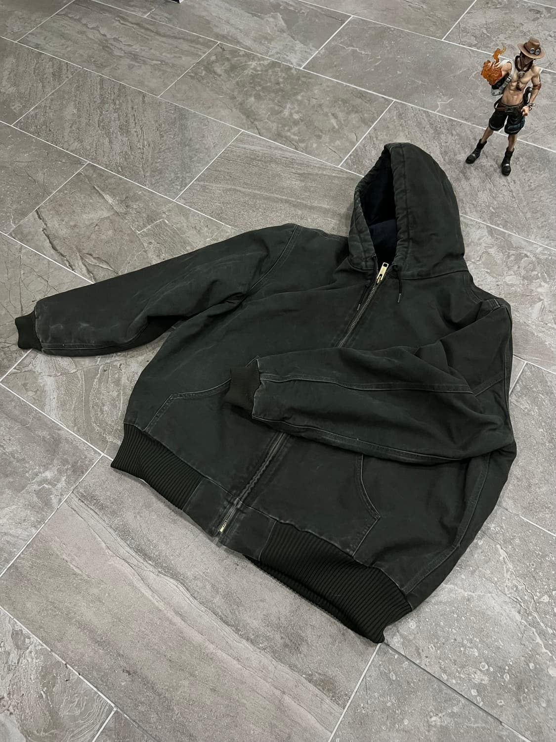(XL) 칼하트 후드 덕 액티브 자켓 J130 MOS 모스그린 상품이미지8