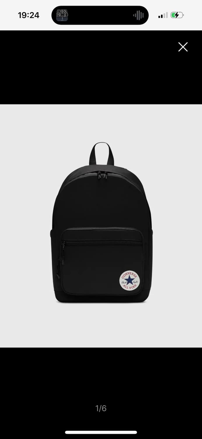 컨버스 고투백팩 블랙 상품이미지1