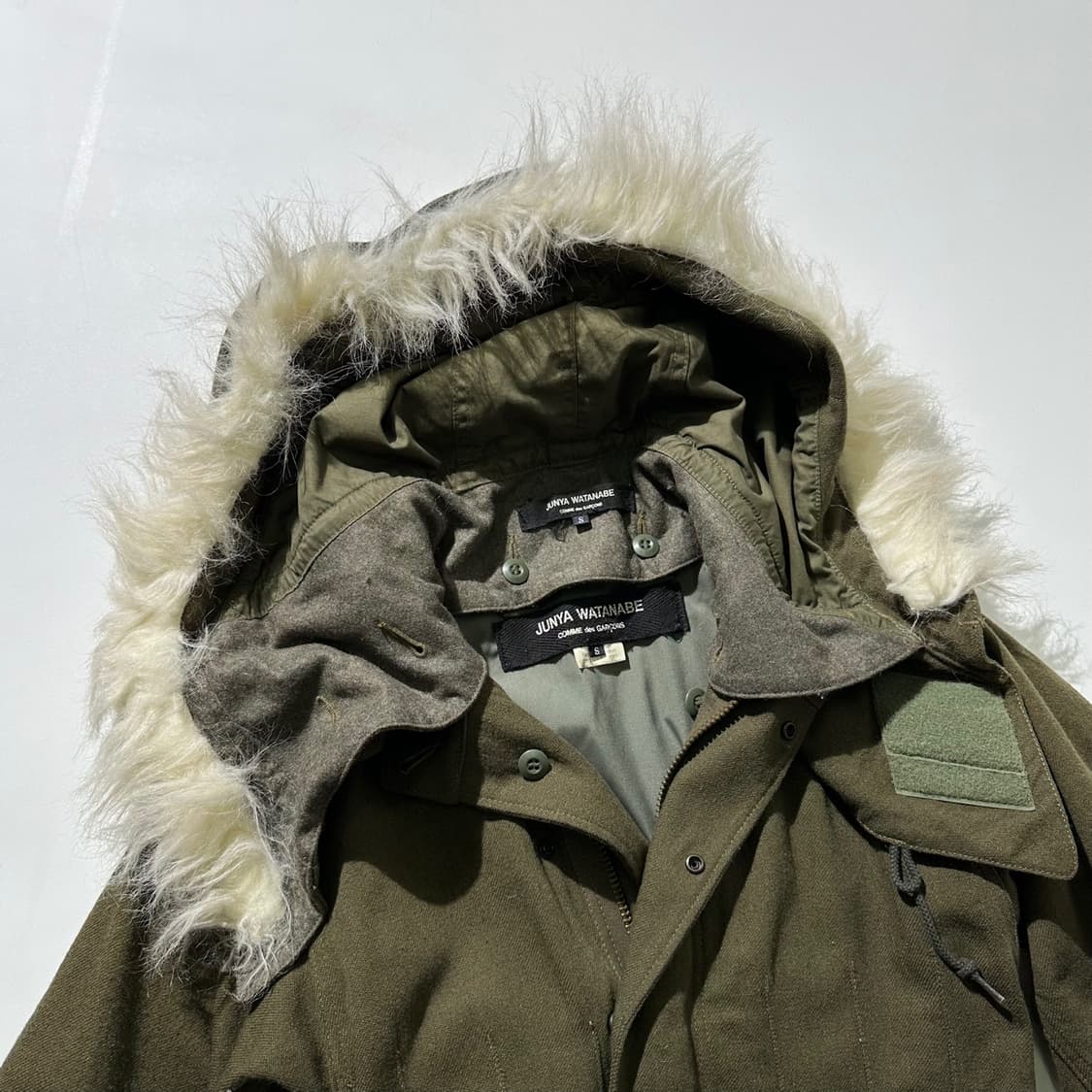 준야 와타나베 꼼데가르송 밀리터리 피쉬테일 개파카 상품이미지4