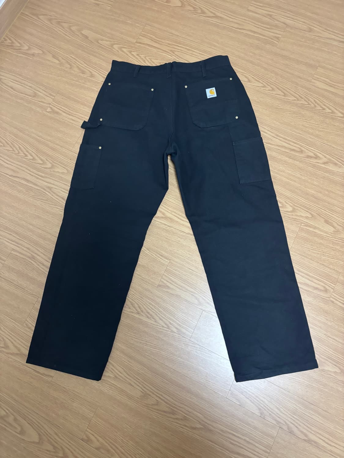 [36x30] 칼하트 b01 더블니 팬츠 블랙 상품이미지4