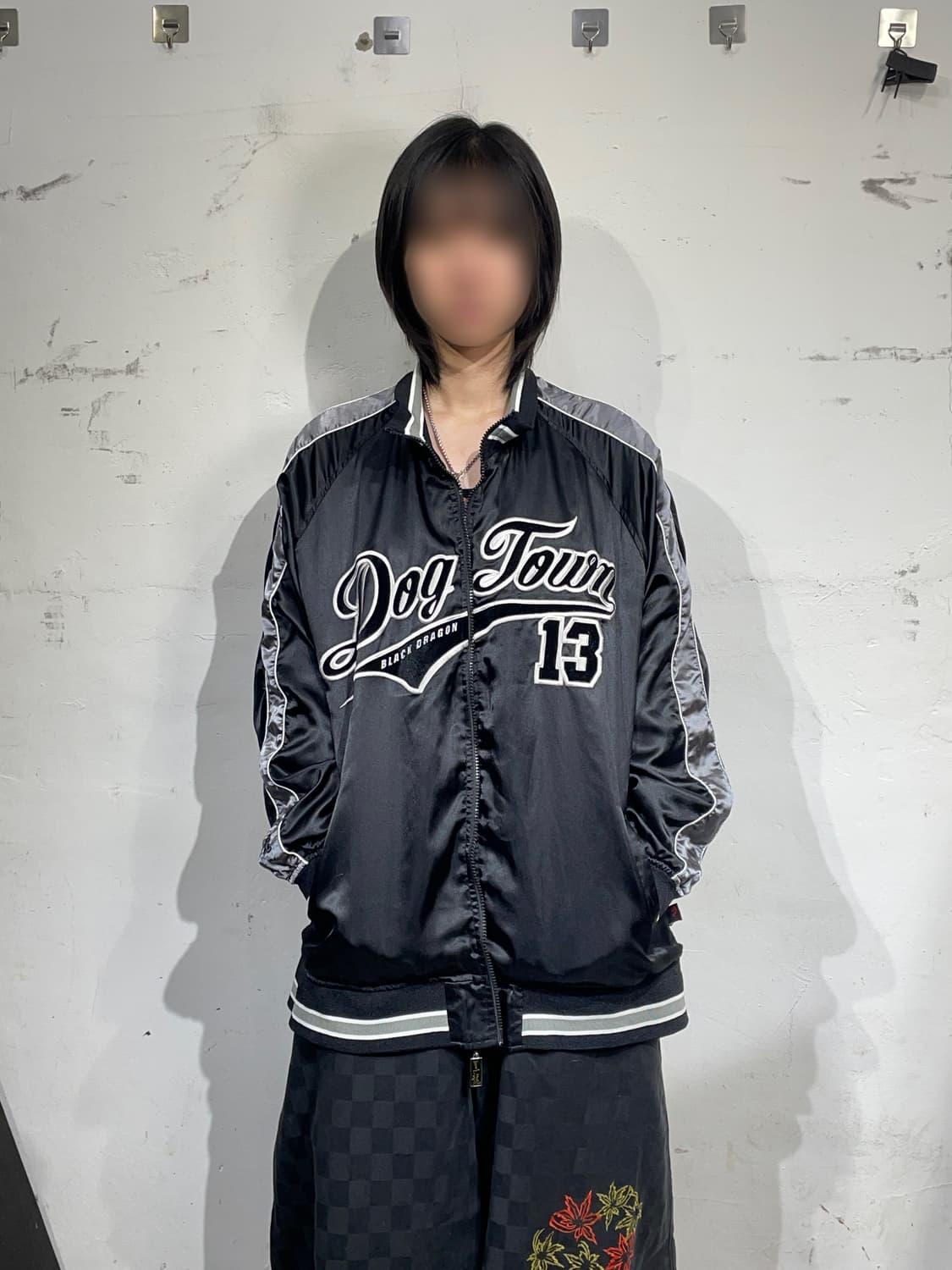 도그타운 블랙 드래곤 올드스쿨 스케이트 빅로고 바시티 자켓 트랙자켓 XL 상품이미지1