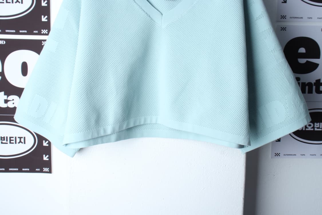W(XL) 아디다스 긴팔티셔츠 아이비파크 협업 메쉬 민트-H33051 상품이미지4