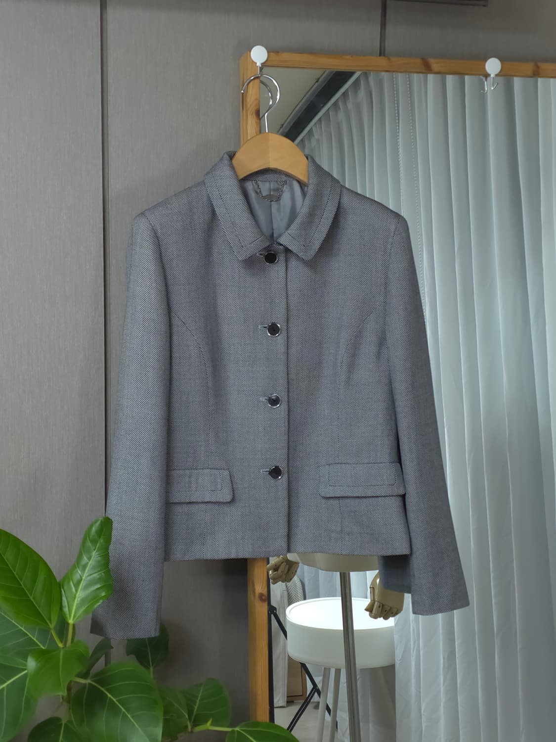 꾸레쥬 울실크자켓 상품이미지2