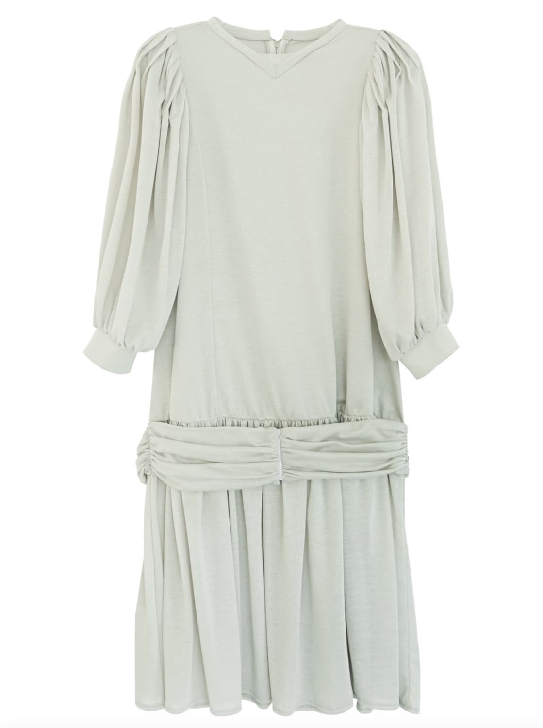 에옹쓰 아르누보드레스 세이지그린 상품이미지2