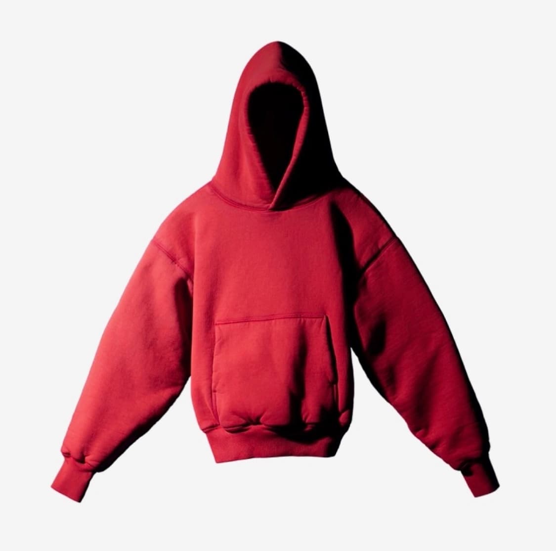 (S) Yeezy Gap Hoodie Red 이지 갭 후드 레드 상품이미지1
