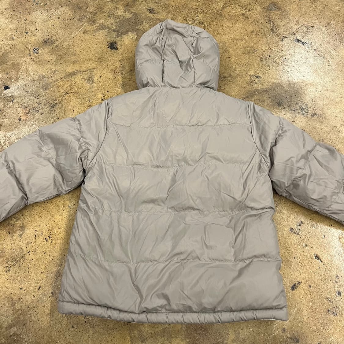 [정품/S] 몽벨 후리스 패딩 양면 자켓 아이보리 b19 상품이미지4