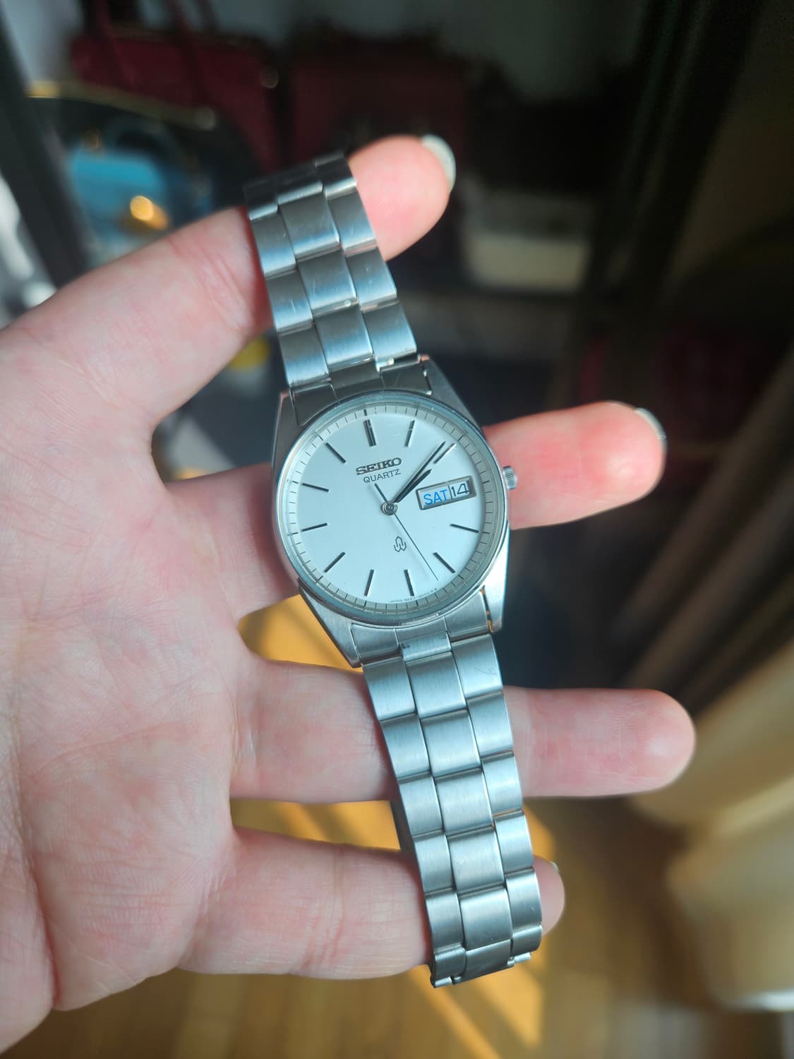 세이코 쿼츠 실버 빈티지 시계의 정석 상품이미지5