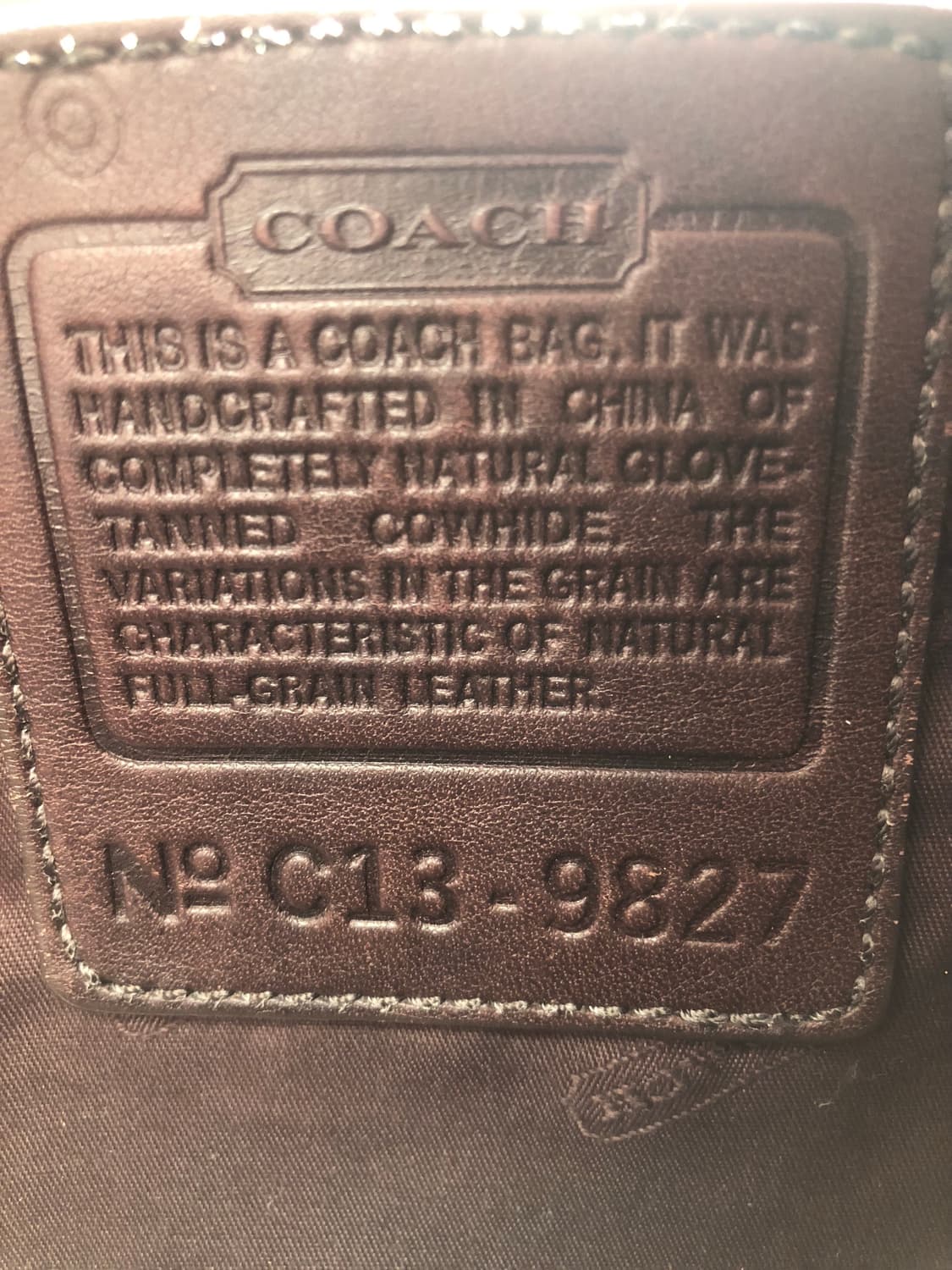 코치 마호가니 레더 백팩 상품이미지6